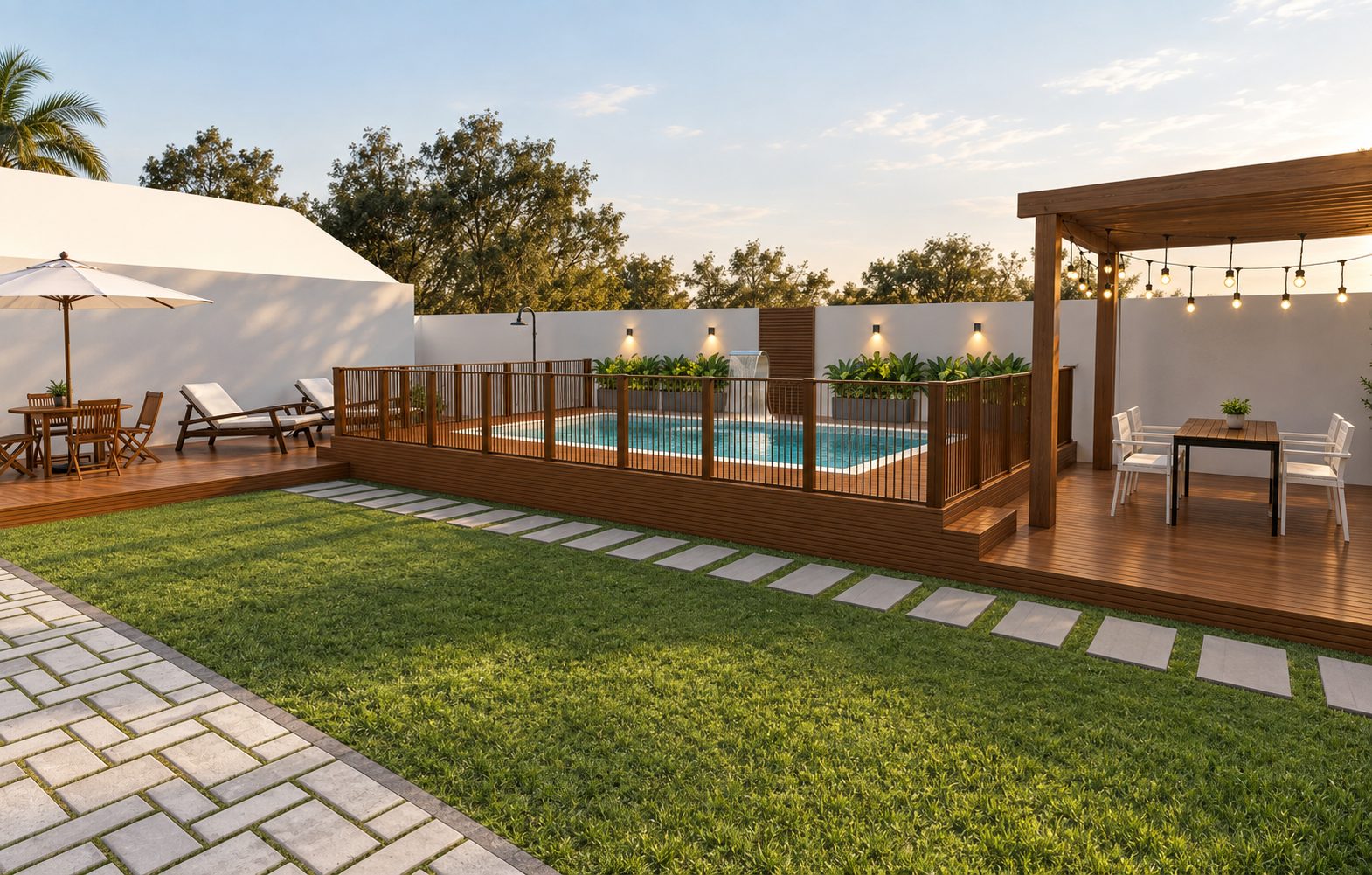 Área de Lazer — Casa de Praia — Residencial · Área de lazer — Noval Engenharia